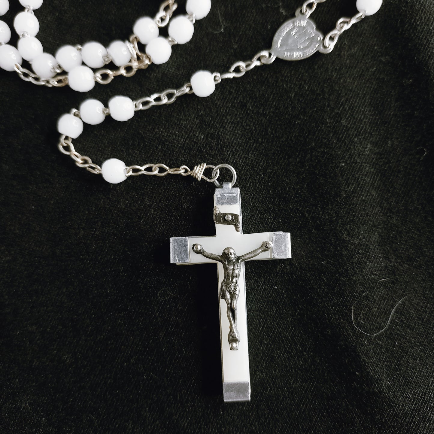 White Rosary