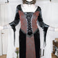 Vampire Burnout Velvet Corseted Dress - S/M