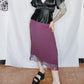 Witchy Sheer Purple Skirt - S/M