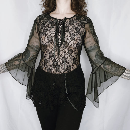 Witchy Lace Blouse - S/M