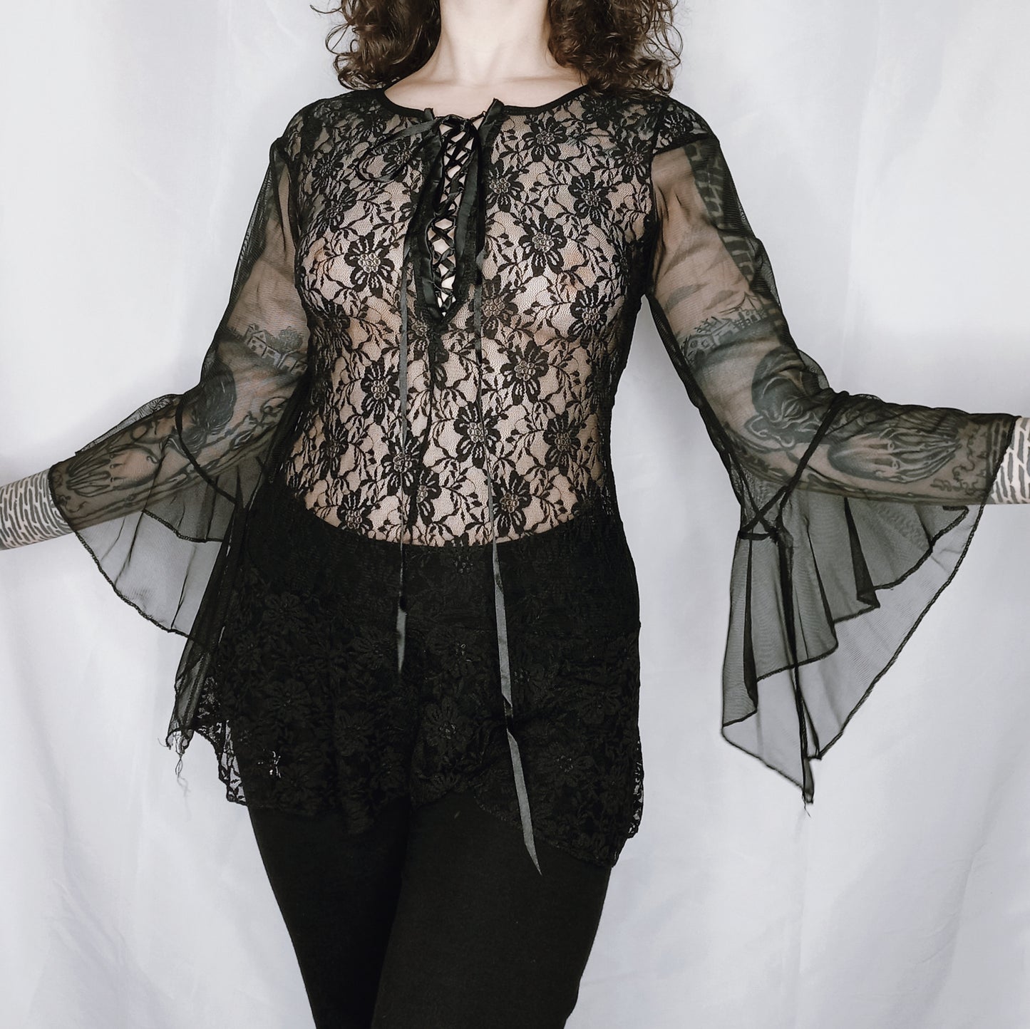 Witchy Lace Blouse - S/M