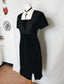 80s Velvet Dress - M