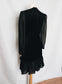 Vintage Velvet Sheer Dress - S