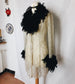 Lace Embroidery Feather Duster - M