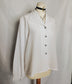 White Lace Collar Blouse - L/XL