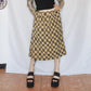 Checkered B&Y Midi Skirt - M