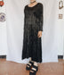 Witch 80s Maxi Velvet Dress - L