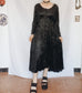 Witch 80s Maxi Velvet Dress - L