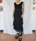 Designer Velvet & Tulle Dress - M