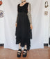 Designer Velvet & Tulle Dress - M