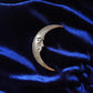 Antigue Golden Moon Brooch