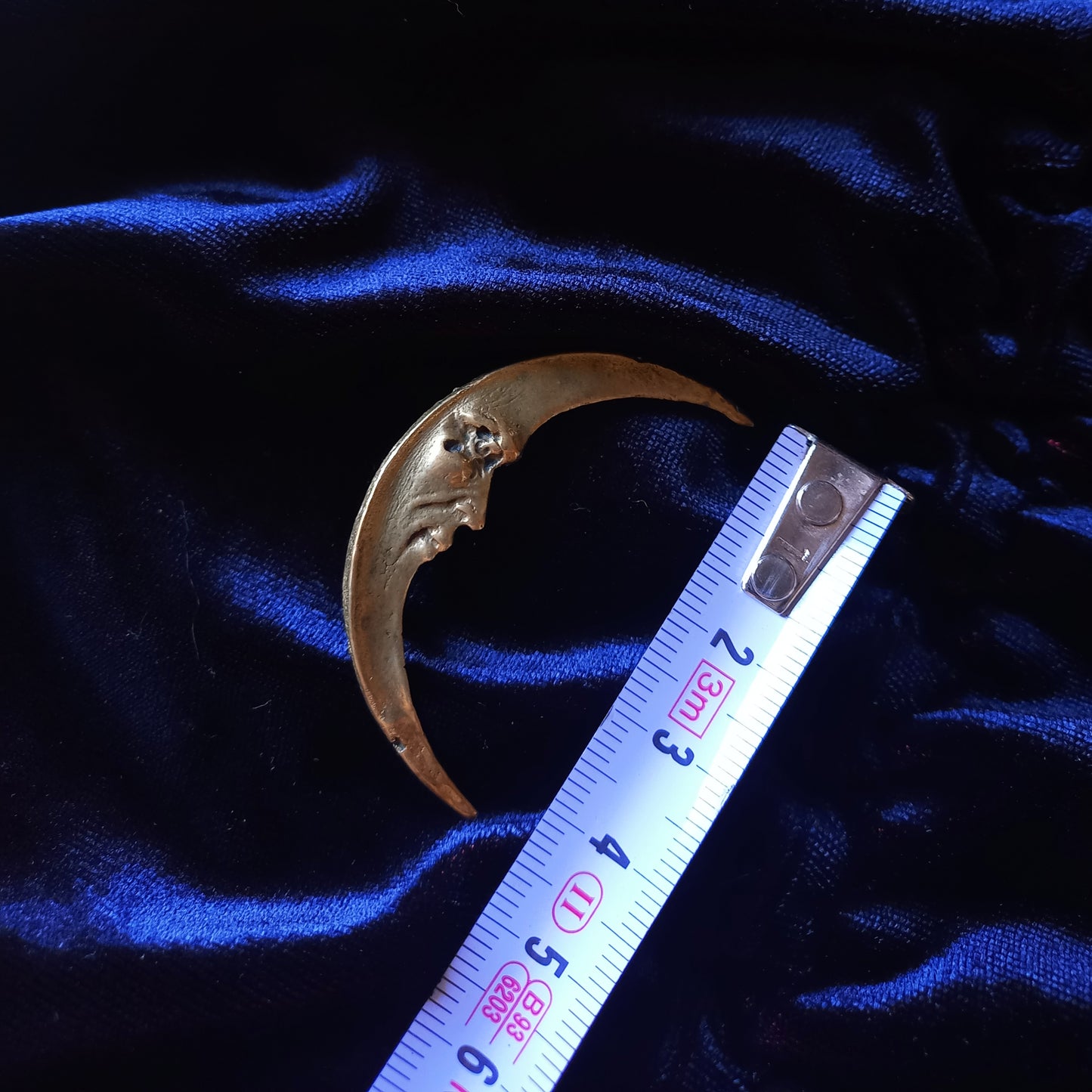 Antigue Golden Moon Brooch