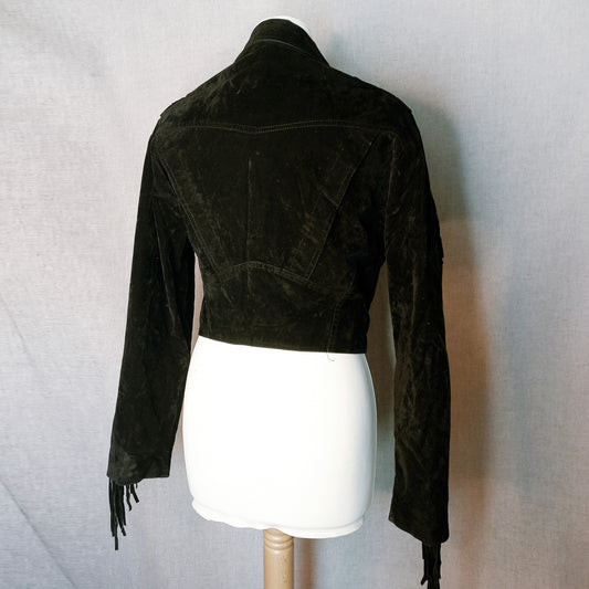 Cowboy Suede Fringe Jacket - M