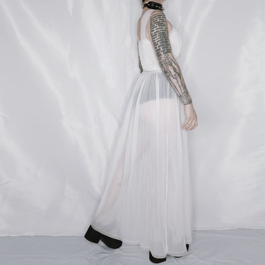 Goddess Sheer French Gown - M