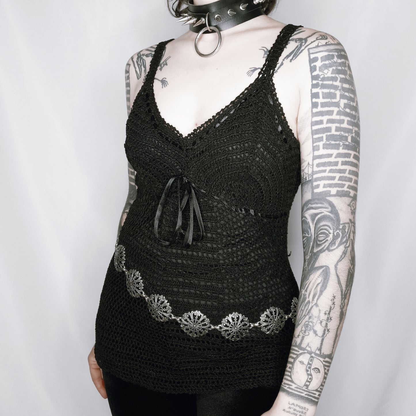 Crochet 90s Witch Top - M