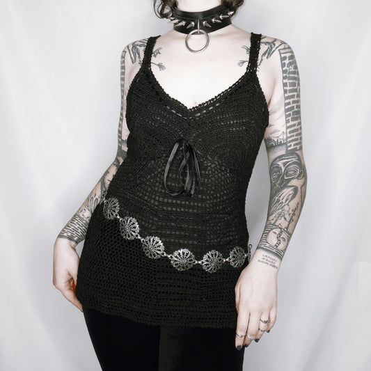 Crochet 90s Witch Top - M