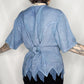 Summer Witch Blue Embroidery Blouse - M/L