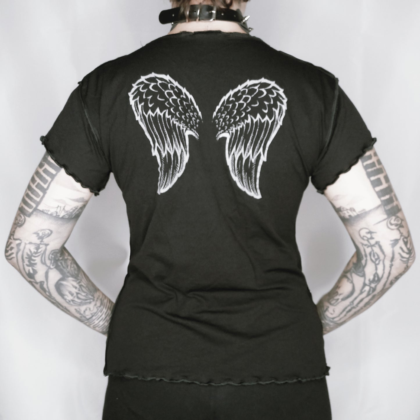 No Angel Wings Stitching Top - M/L
