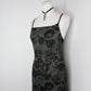 Greyscale Roses Mini Dress - S