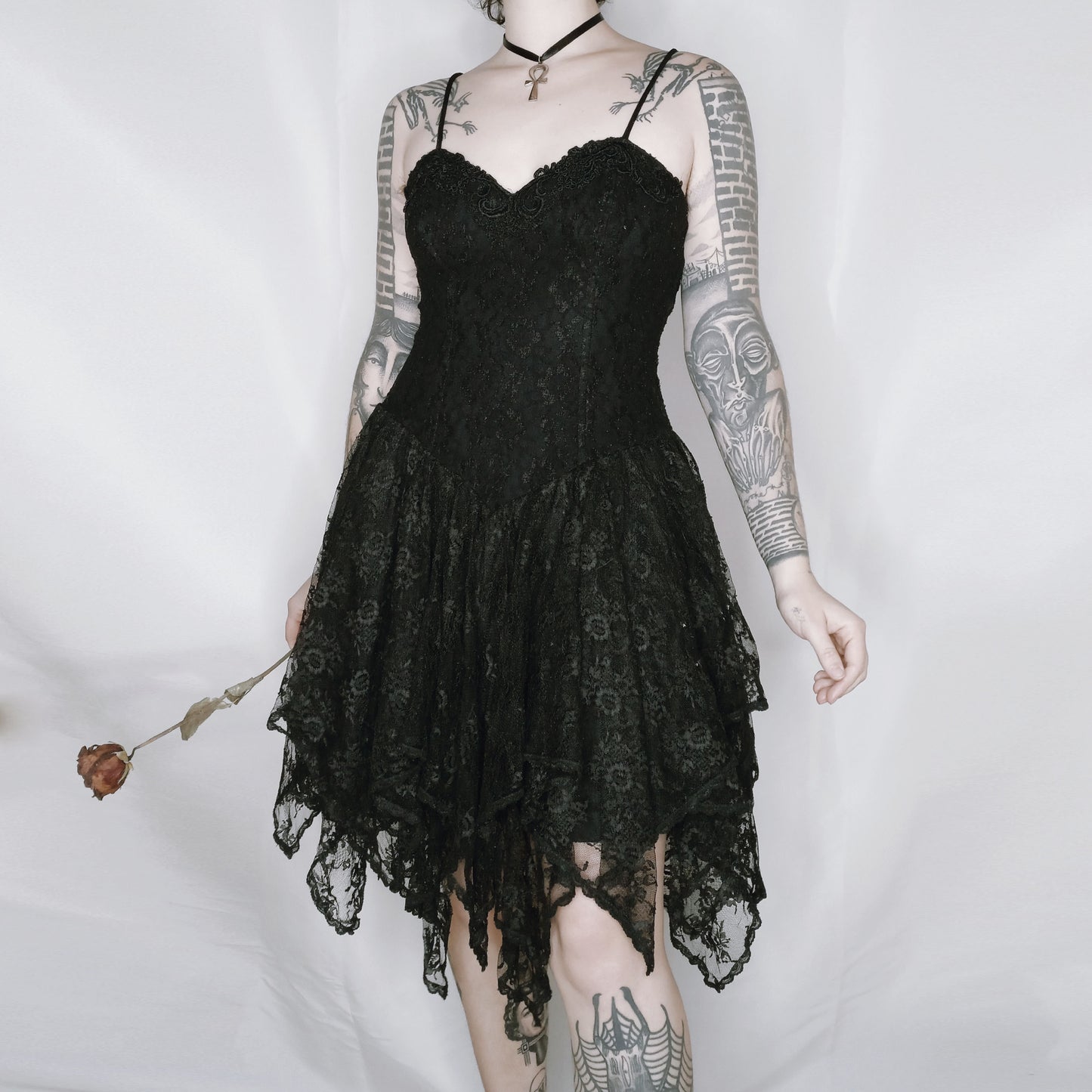 Ballerina Delicate Lace Dress - S/M