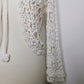 Romantic Pearl Crochet Cardigan - S/M