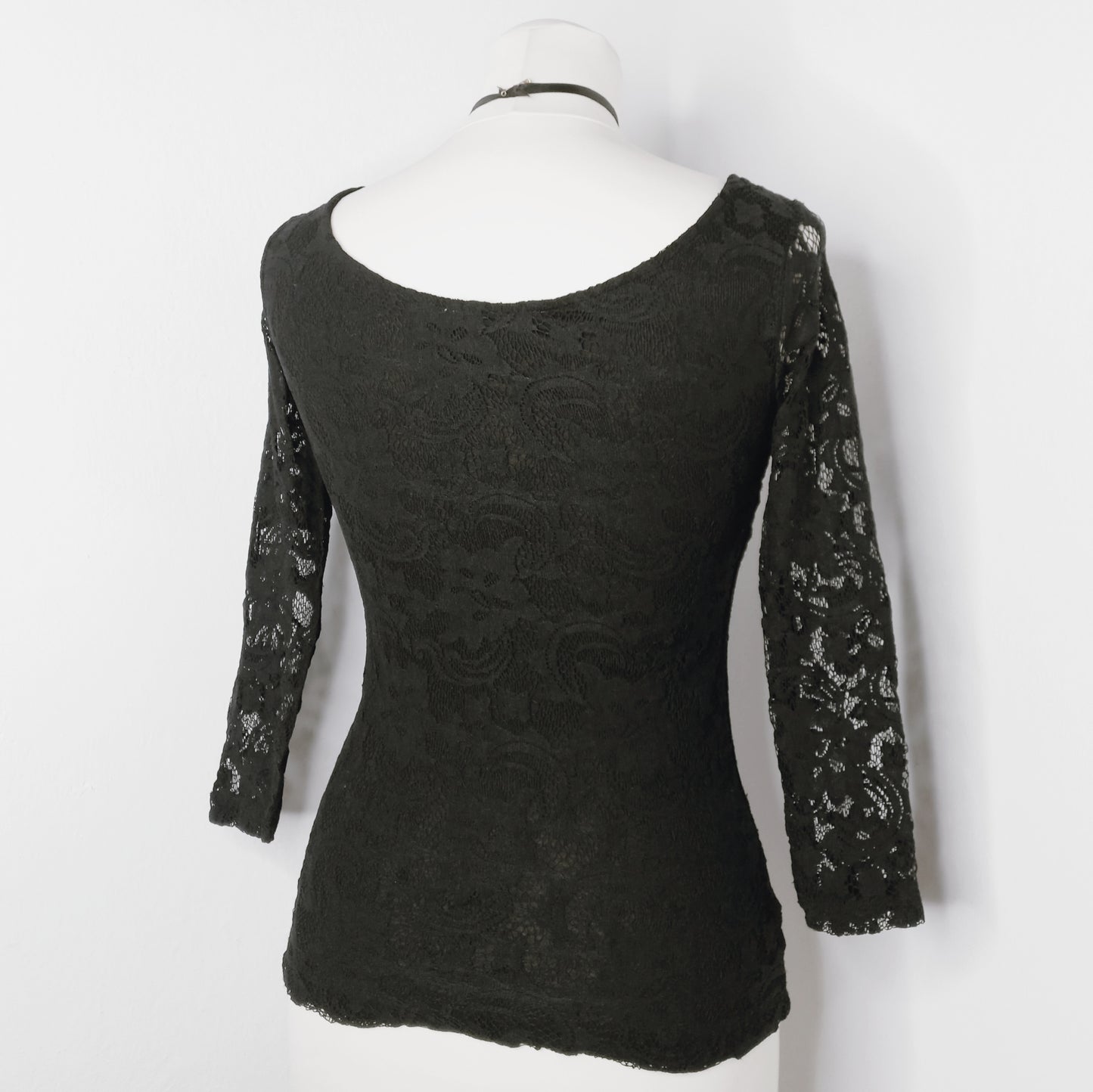 All Lace 3/4 Sleeve Top - S