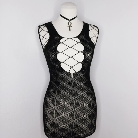 Y2K Fishnet Top - XXS/M